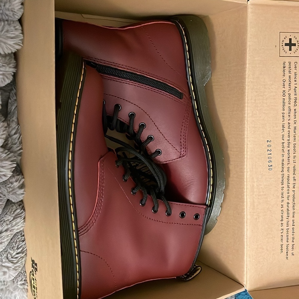 Dr. Martens Cherry Red boots